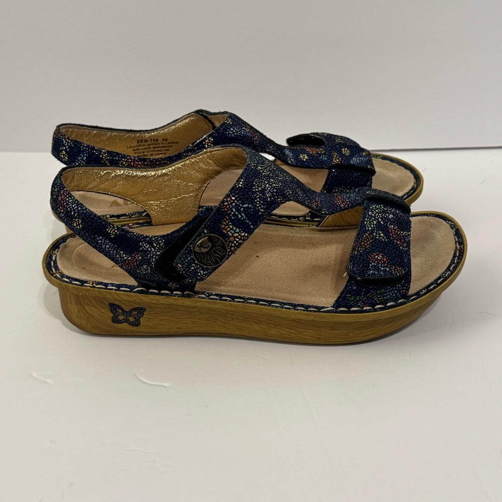 Alegria Multicolor Patterned Sandals Adjustable S… - image 5